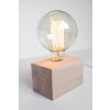 6376 moderna stolna lampa cubo 2 e27 drevo