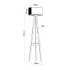 Stojacia lampa AUSTIN 1
