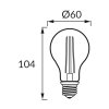LED žiarovka FILAMENT ERSTE LED E27 10W Neutral White