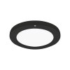 Prisadené stropné svietidlo s pohybovým senzorom OLGIERD LED C MVS 12W BLACK CCT