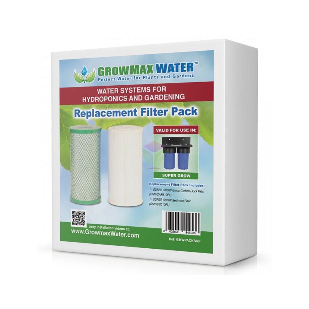 GrowMax Water sada 2 náhradních filtrů pro Super Grow 800 L/h