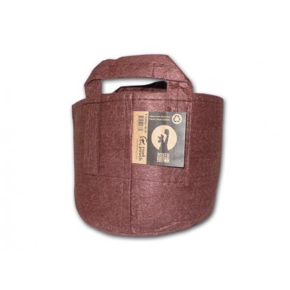 40697 root pouch textilni kvetinac boxer brown 30l