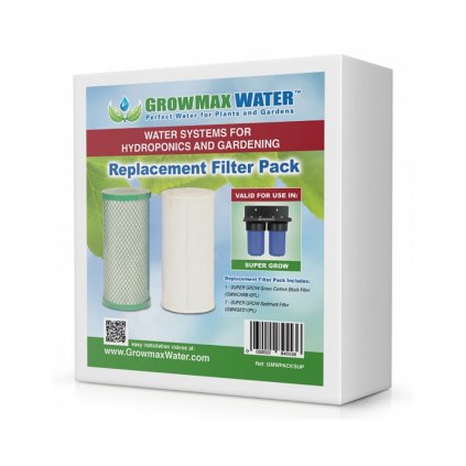 GrowMax Water sada 2 náhradních filtrů pro Super Grow 800 L/h