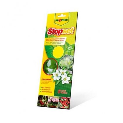 43953 zlute lepove sipky stopset 14x5 cm 5ks