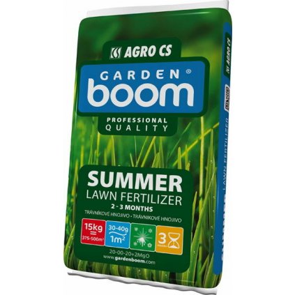 AGRO Garden Boom SUMMER letní trávníkové hnojivo 15 kg