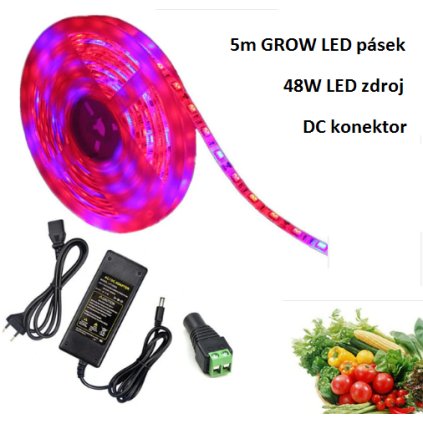 kompletní sada grow led pasek