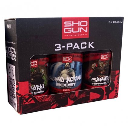 55418 5 shogun terra starter 3 pack 750 ml sada hnojiv