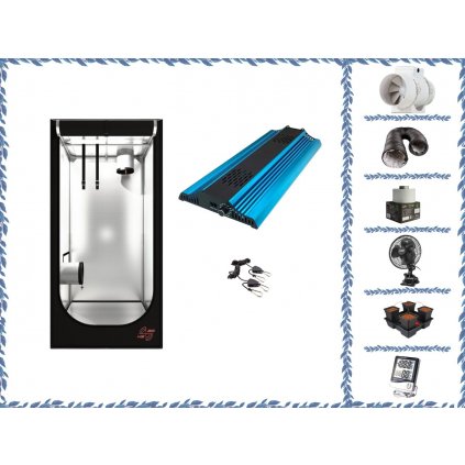 Hydroshoot 100 + LED panel W2000 230W + 1 ks rope ratchet