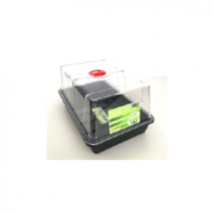 56379 1 garland sklenik midi high dome black tvrdy plast nevyhrivany 37 5x23x18 cm