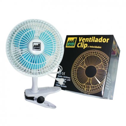 Pure Factory Clip Fan 15W, dvourychlostní klipsnový ventilátor průměr 15 cm