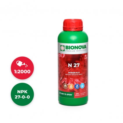 BioNova N 27 (dusík) (Objem hnojiva 5 l)