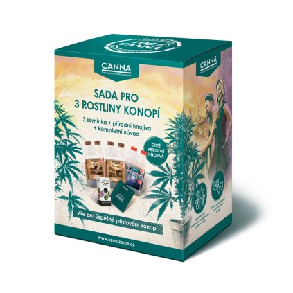 canna starter sada hnojiv pro 3 rostliny