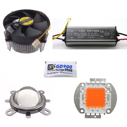 DIY COB grow set 100w