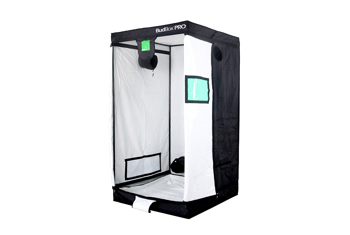 BudBox PRO Shorty 100x100x180 bílý - pěstební stan