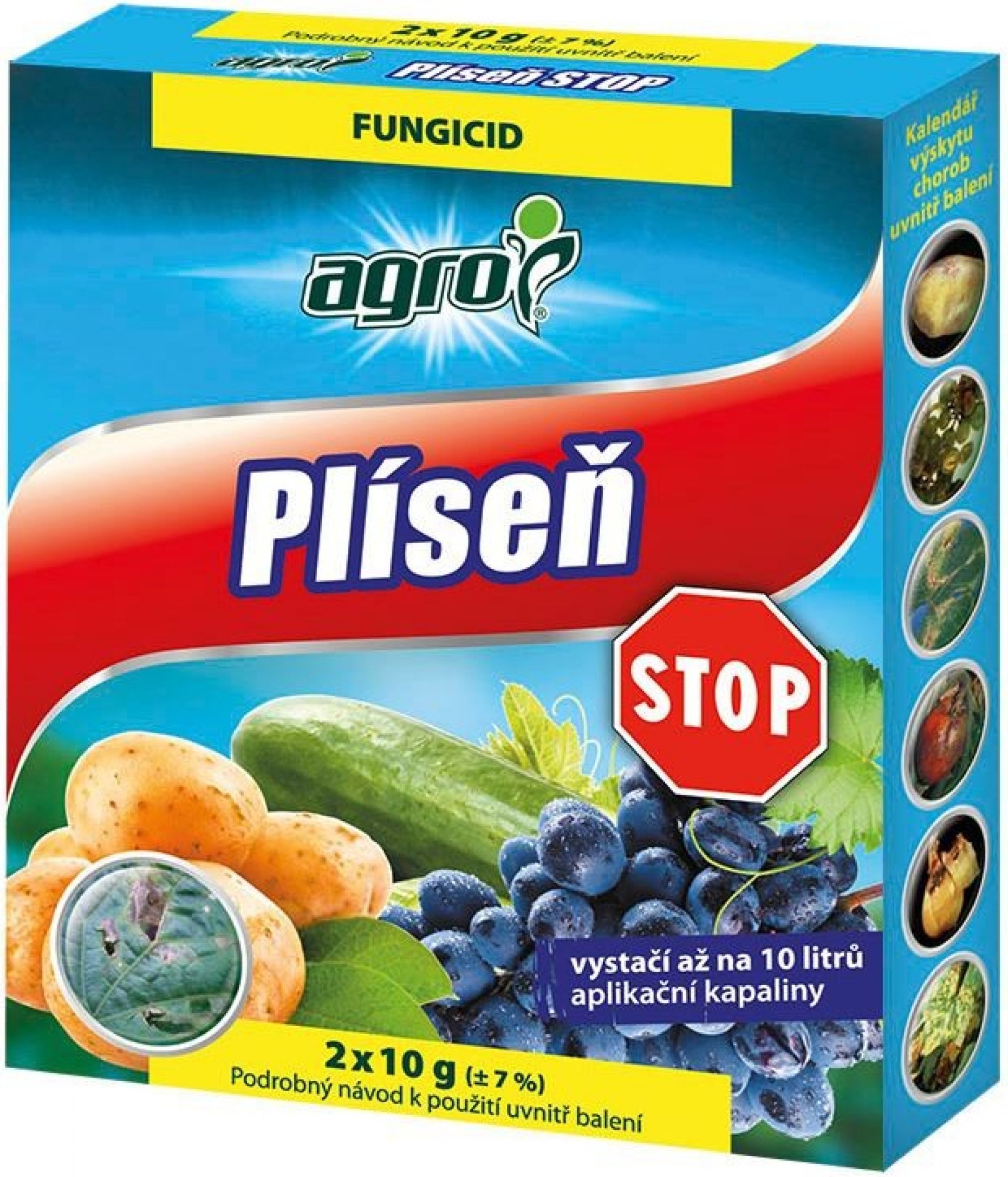 AGRO Plíseň STOP 3x20 g (dříve Champion)