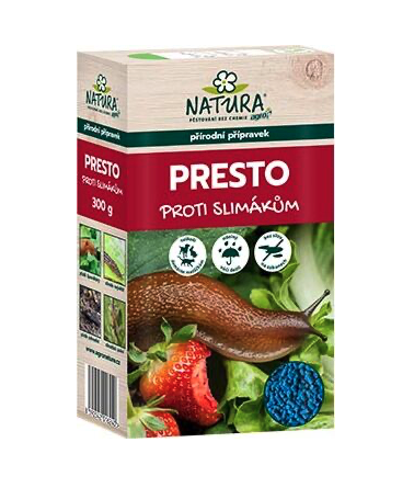 NATURA PRESTO na slimáky 300 g - granule proti slimákom a slizniakom