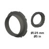 40136 secret jardin connector o125 mm konektor pro ducting flange 16mm