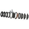 40151 4 secret jardin connector o250 mm konektor pro ducting flange 25mm dark room