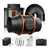 spider farmer 152mm inline ventilator uhlikovy filtr a regulator rychlosti (14)