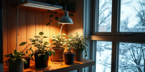 Umelé osvetlenie izbových rastlín: Kľúč k zdravému rastu počas zimy