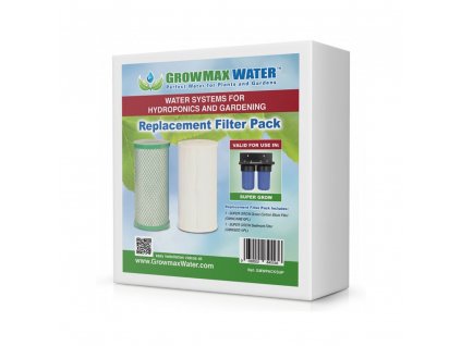 42054 growmax water sada 2 nahradnich filtru pro super grow 800 l h