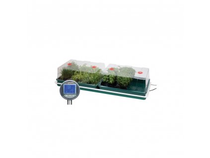 49030 garland sklenik 2xl jumbo tvrdy plast vyhrivany s termostatem 120x41x25 cm