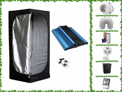 Mammoth Lite 80 + AzureGrow Grow LED panel 120W + 1 ks lanovej ráčny