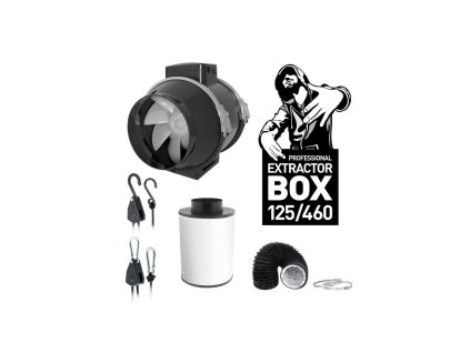 Trafika KIT Extractor 125 mm / 460 m3/h, kompletní set ventilace