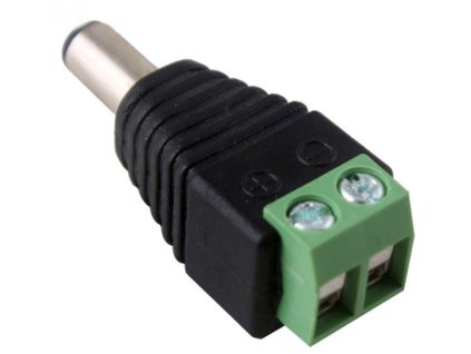 464 dc konektor se svorkovnici samec
