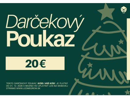 Darčekový poukaz 20 €