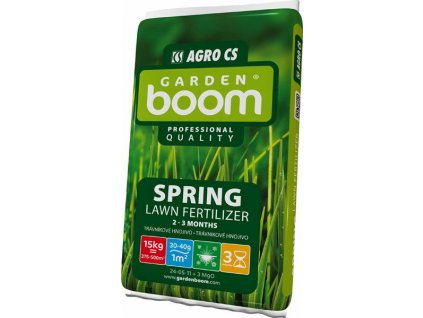 AGRO Garden Boom SPRING jarní trávníkové hnojivo 15 kg