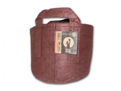 40697 root pouch textilni kvetinac boxer brown 30l