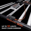 2024 Nejnovější Verze Spider Farmer Stmívatelný Skládací Plný Spektrum 480W LED Grow Light G Series G5000 Stmívání Řetěz 1200x1200