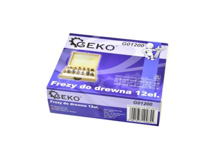 25988 frezy tvarove do dreva sada 12 ks 8 mm geko g01200