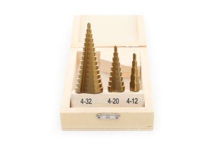 wiertla stopniowe 4 32mm 3szt kd10244