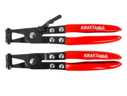 28296 kleste na hadicove spony 220mm sada 2ks kraft dele kd10615