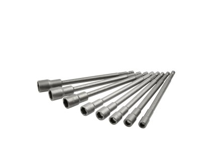 26722 klice nastrcne do vrtacky prodlouzene magneticke sada 8ks 6 13mm geko g15009