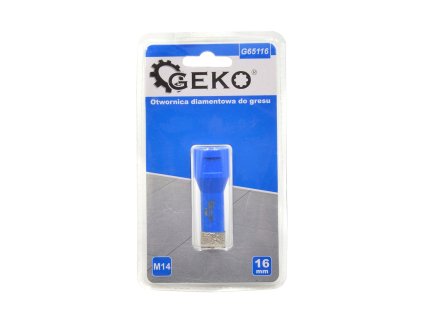 26234 korunkovy vrtak diamantovy do kameniny 16mm m14 geko g65116