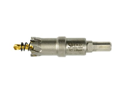 25424 korunkovy vrtak do kovu tct 20mm geko g39682
