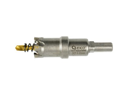 25418 korunkovy vrtak do kovu tct 22mm geko g39683
