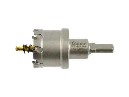 25406 korunkovy vrtak do kovu tct 40mm geko g39687
