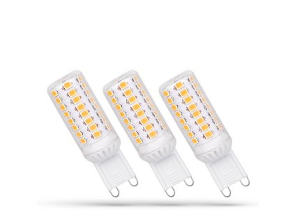 LED žárovka G9 230V 4W neutrální bílá, stmívatelná, 3 kusy, SPECTRUM WOJ14485 4W