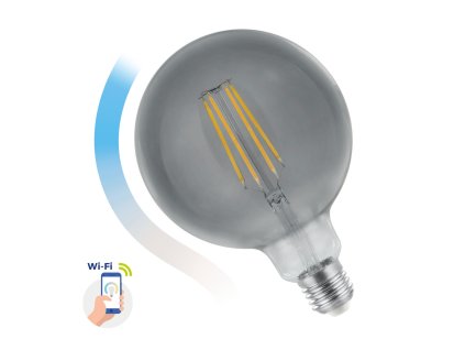 LED žárovka GLOBE E 27 230V 4,9W COG 230V CCT (4000K 6500K)+DIM Wi Fi BT SMART, SPECTRUM WOJ14559