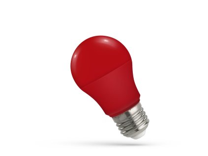 LED žárovka GLS E 27 230V 4,9W červená, SPECTRUM WOJ14605