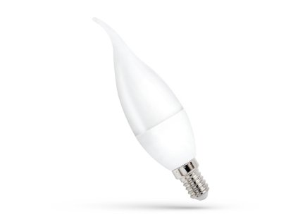 LED žárovka svíce DECO E 14 230V 8W studená bílá, SPECTRUM WOJ14226