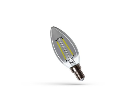 LED žárovka svíce E 14 230V 2,5W COG neutrální bílá MODERNSHINE, SPECTRUM WOJ14467
