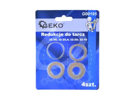 26606 redukcni krouzky pro pilove kotouce s otvorem 32 mm sada 4 ks geko g00195