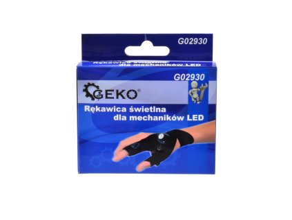 24915 rukavice s led osvetlenim pro mechaniky geko g02930