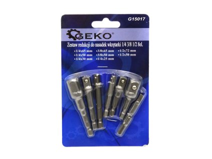 26704 sada adapteru redukci 8ks 1 4 3 8 1 2 geko g15017