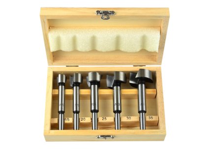 25955 sada stopkovych frez na drevo 5ks 15 35mm geko g01214